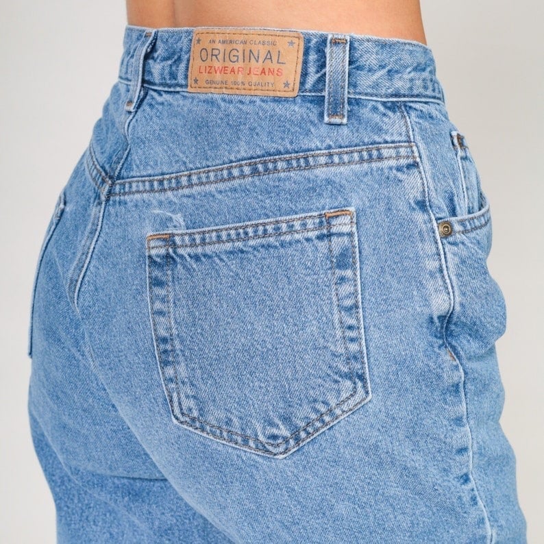 Lizcaliborne vintage Y2k tapered leg classic fit mom jean size 10
