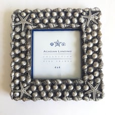 Acadian Landing Collection Fine Frames 4 x 4 Starfish & Seashells Ceramic