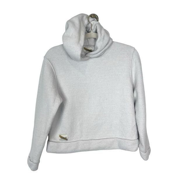 Tracksmith NDO Hoodie Women XS Performance Merino Wool Blend Fleece Sweatshirt