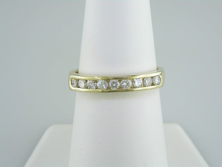 14k yellow gold diamond ring