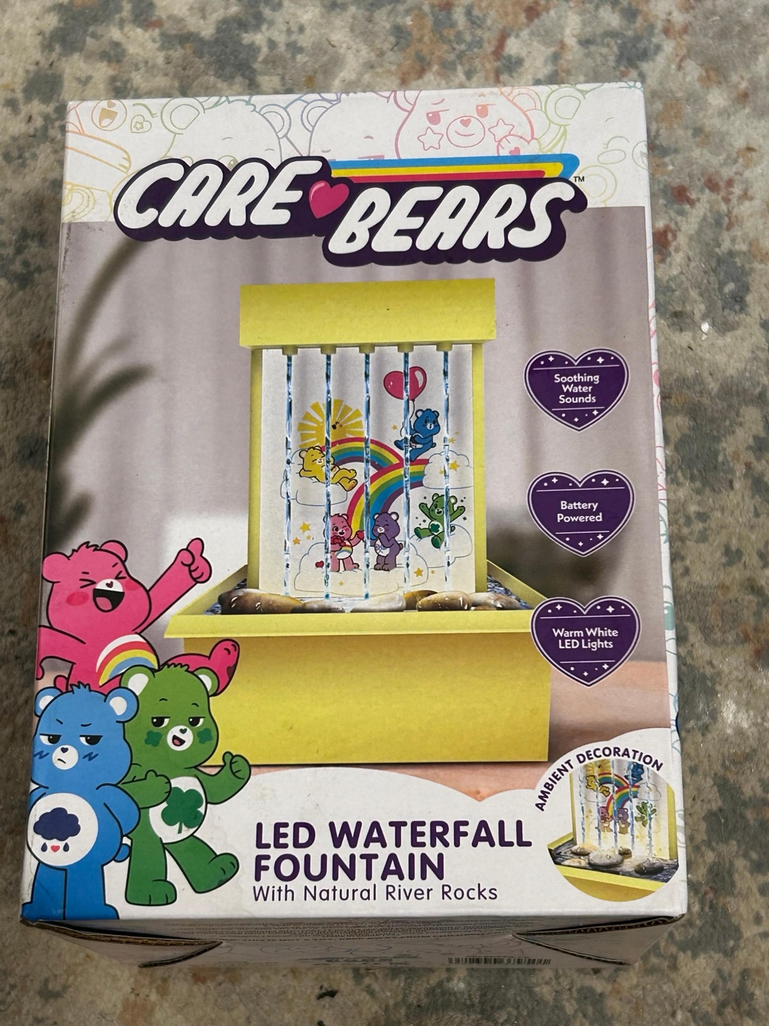 Care Bears LED Waterfall fountain NIB