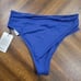 NWT! Vitamin A Elana Bikini Bottom Navy Blue Size 12