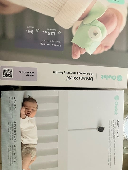 Owlet sock and camera 2 bundle