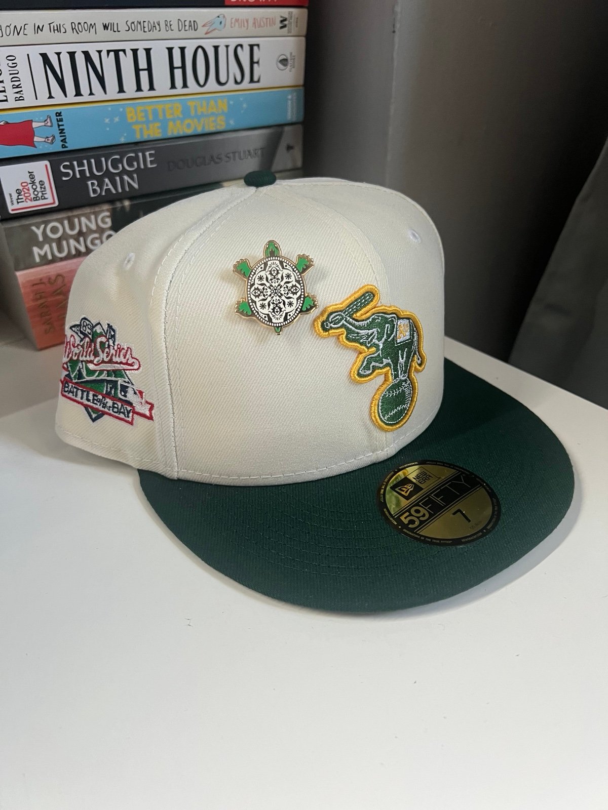 Hat Club White Dome Oakland A’s 59FIFTY New Era Size 7