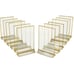 Set of 11 Gold Acrylic Frames