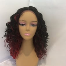3 Tone Curly Lace Front Wig New