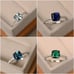 Beautiful Letter MOM Gift Pendant Simulated Diamond 925 Silver US925P1141