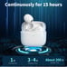 White wireless Bluetooth headphones