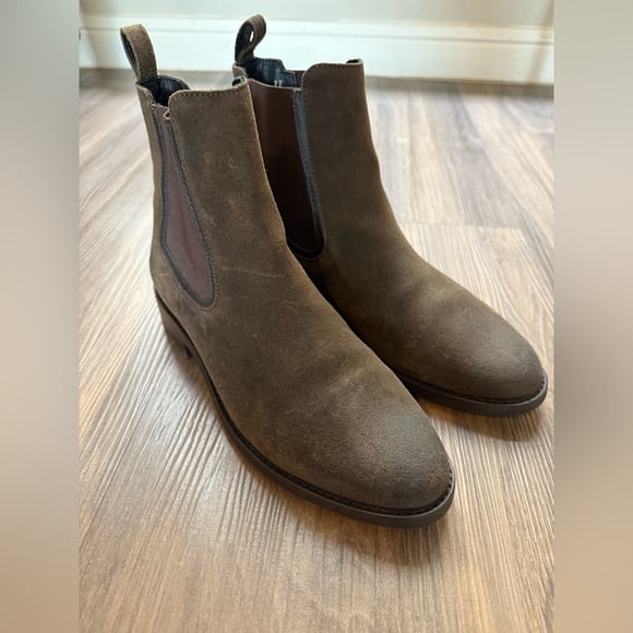 Thursday Boot Co. Duchess Boots Womens Sz 8.5 Dark Olive Rough Out Suede