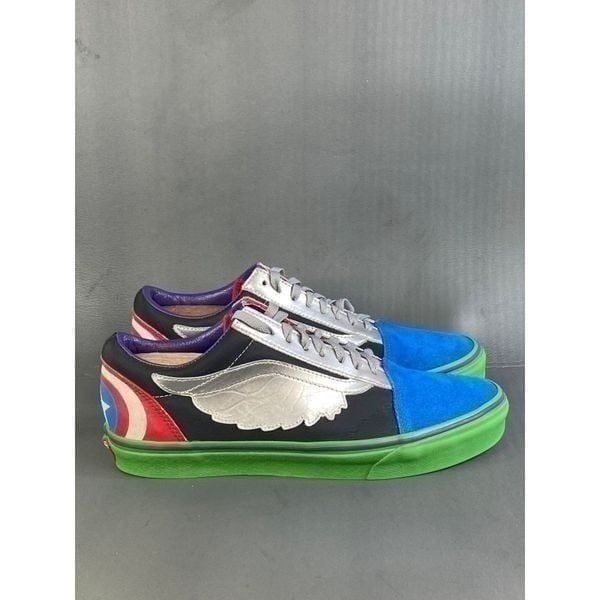 Vans Old Skool Marvel What The Avengers sneaker shoes mens size 10.5