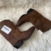 New with tags! Brown leather cowboy boots