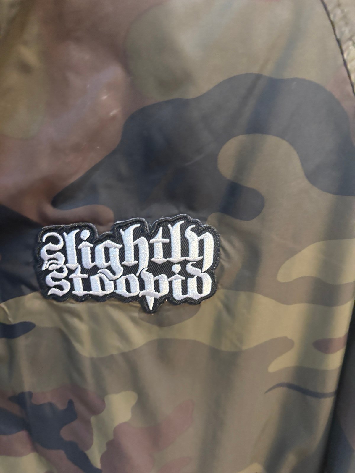 Slightly Stoopid Camo rain/wind jacket S