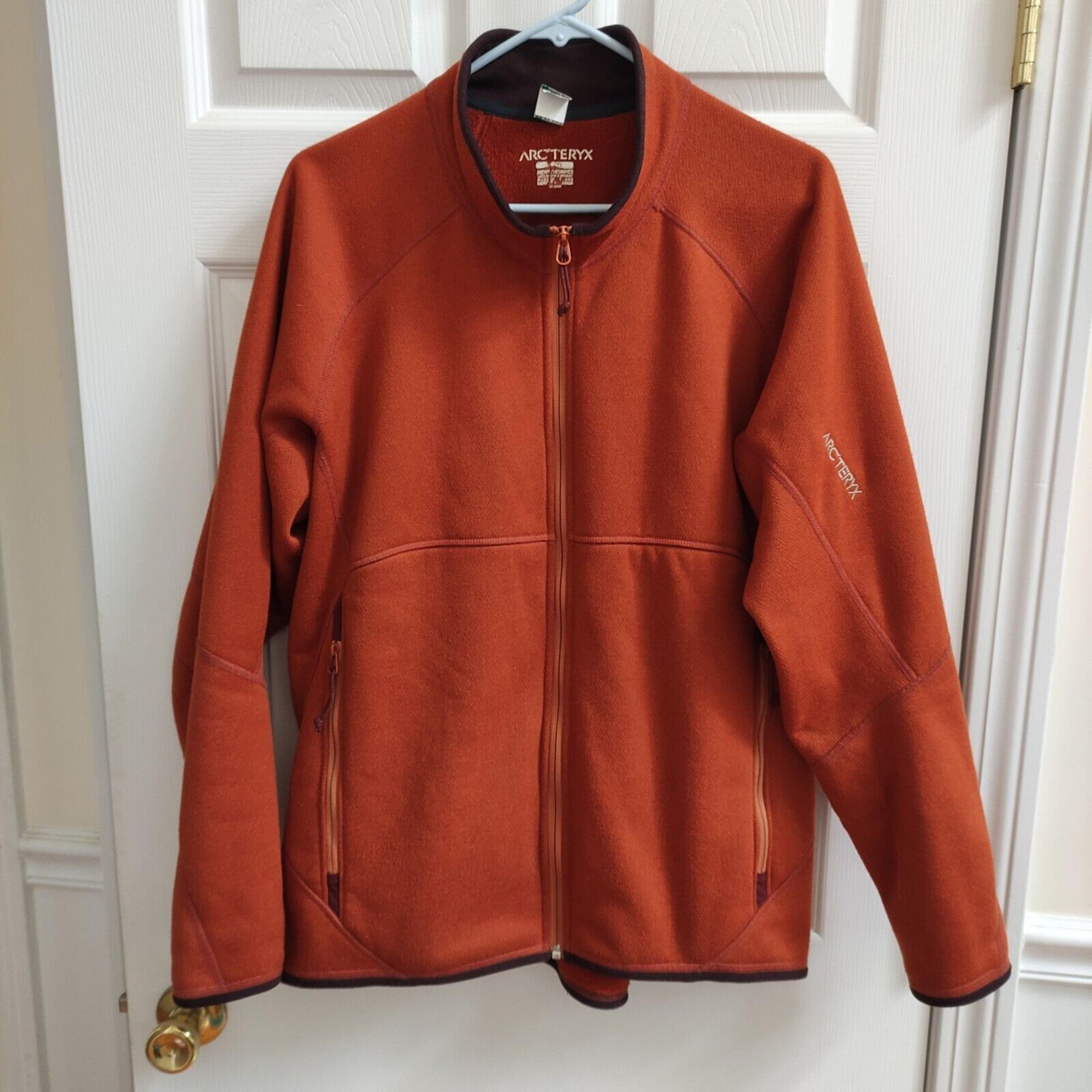 Arcteryx Arc'teryx Polartec Fleece Jacket Full Zip Made in Canada Orange men's L