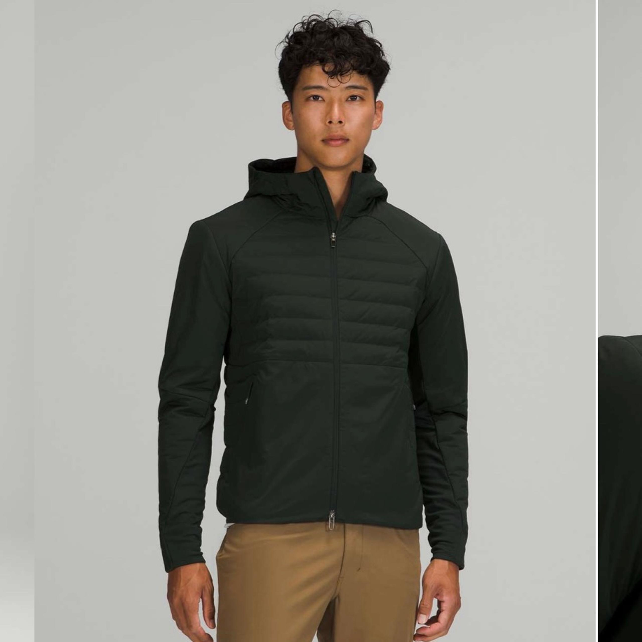 Lululemon Goose Down For It All Hoodie Puffer Jacket Mens M Outdoors Active Run