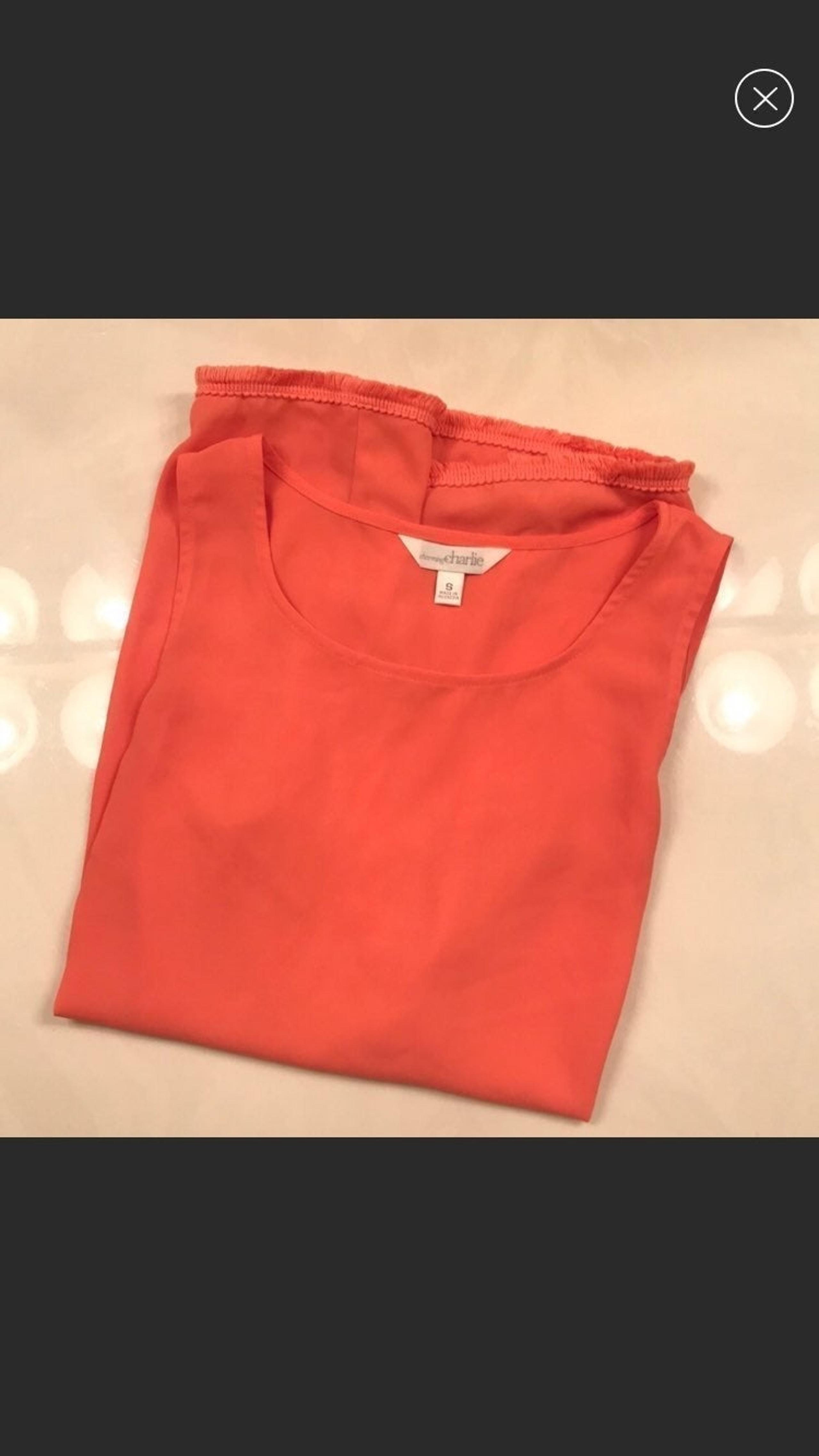 Charming Charlie Coral Tank Top