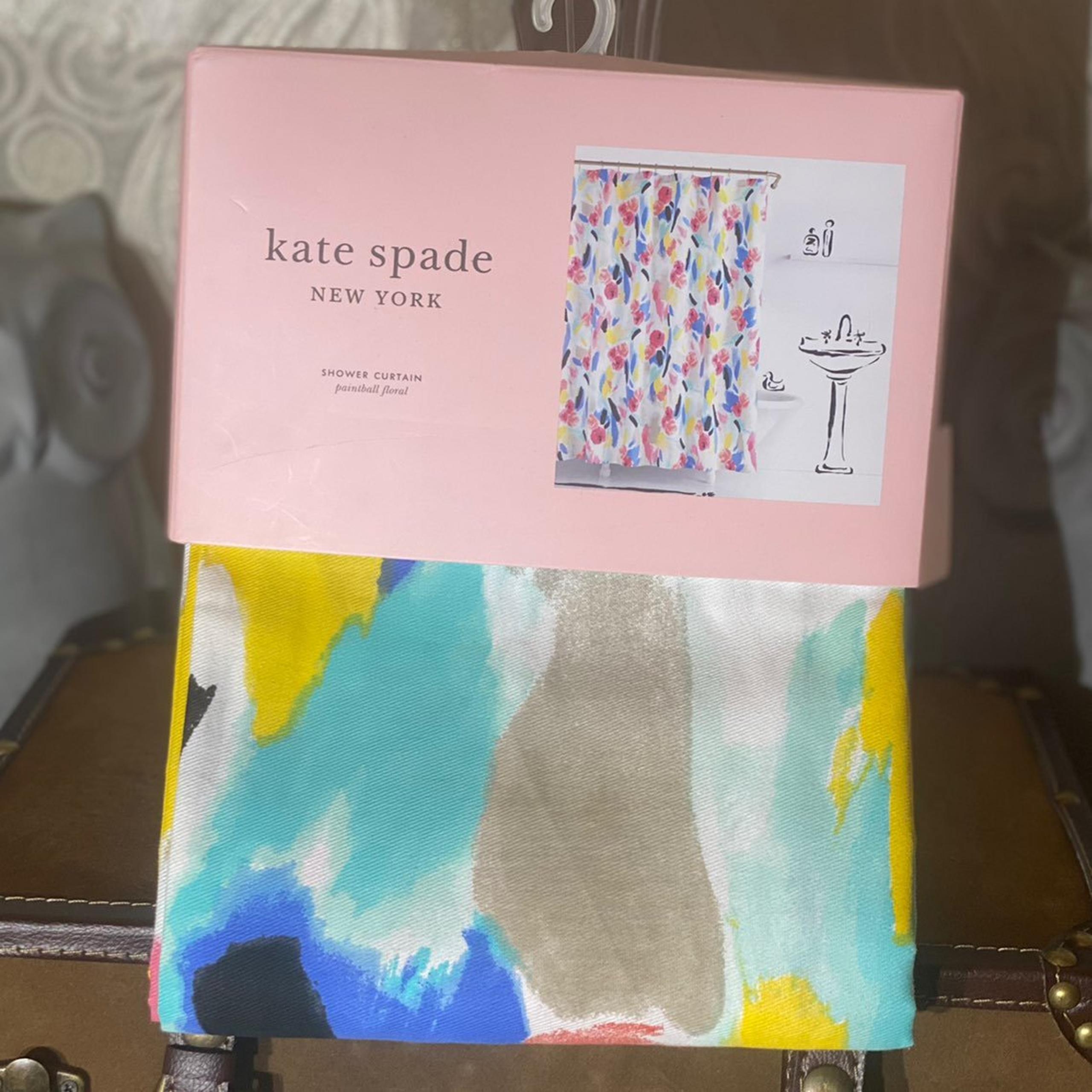 Kate Spade Shower Curtain - Paintball Floral