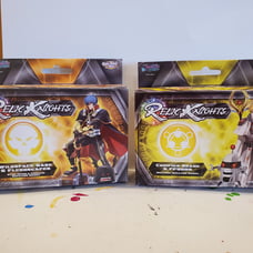 Relic Knights Codifier Brahe and Wildspace Gabe, Kickstarter Miniatures