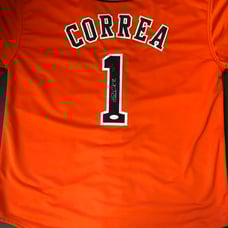 Huston Astros Carlos Correa Autographed Jersey