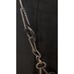 Gun Metal Black Acrylic Hoop Chain Link Belt Up to 48