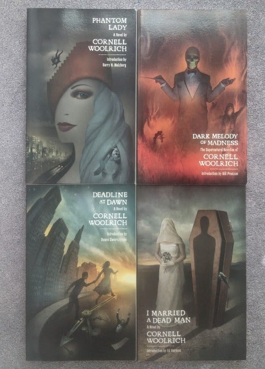 Cornell Woolrich 4 Book Lot Series Horror Macabre Phantom Lady Centipede Press