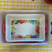Pioneer Woman Fancy Flourish 2-Piece Rectangular Ceramic Baker Set