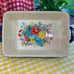 Pioneer Woman Fancy Flourish 2-Piece Rectangular Ceramic Baker Set