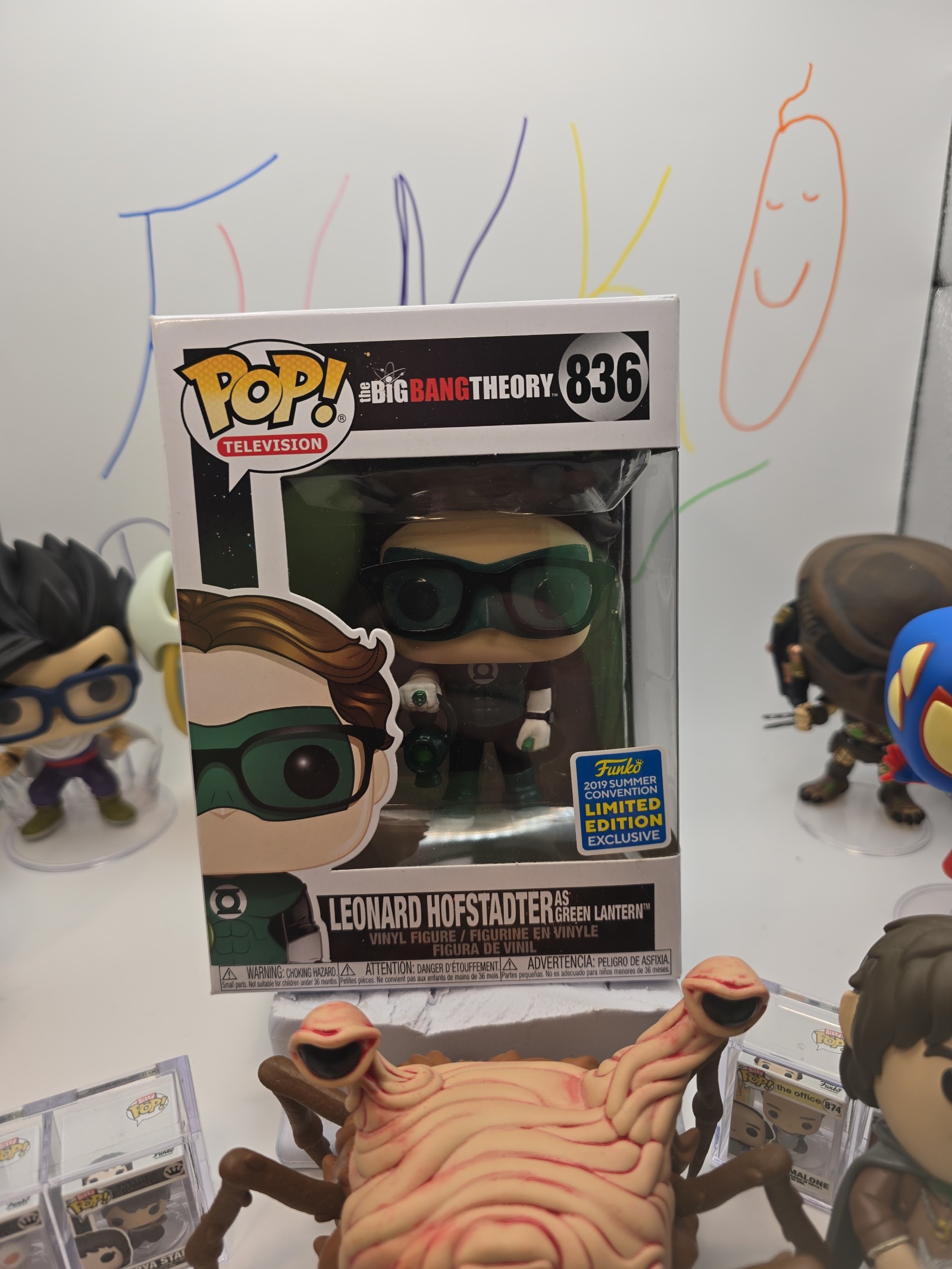 FUNKO POP! THE BIG BANG THEORY #836 LEONARD HOFSTADTER AS THE GREEN LANTERN