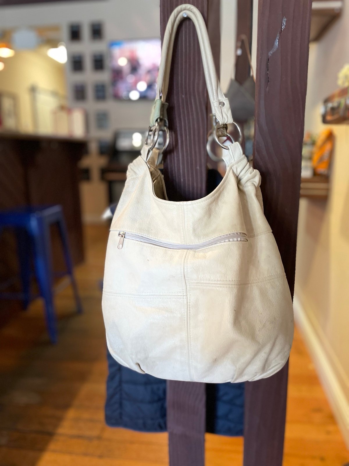 Large leather purse