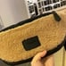 Nwt Coach men Warren Belt Bag shearling