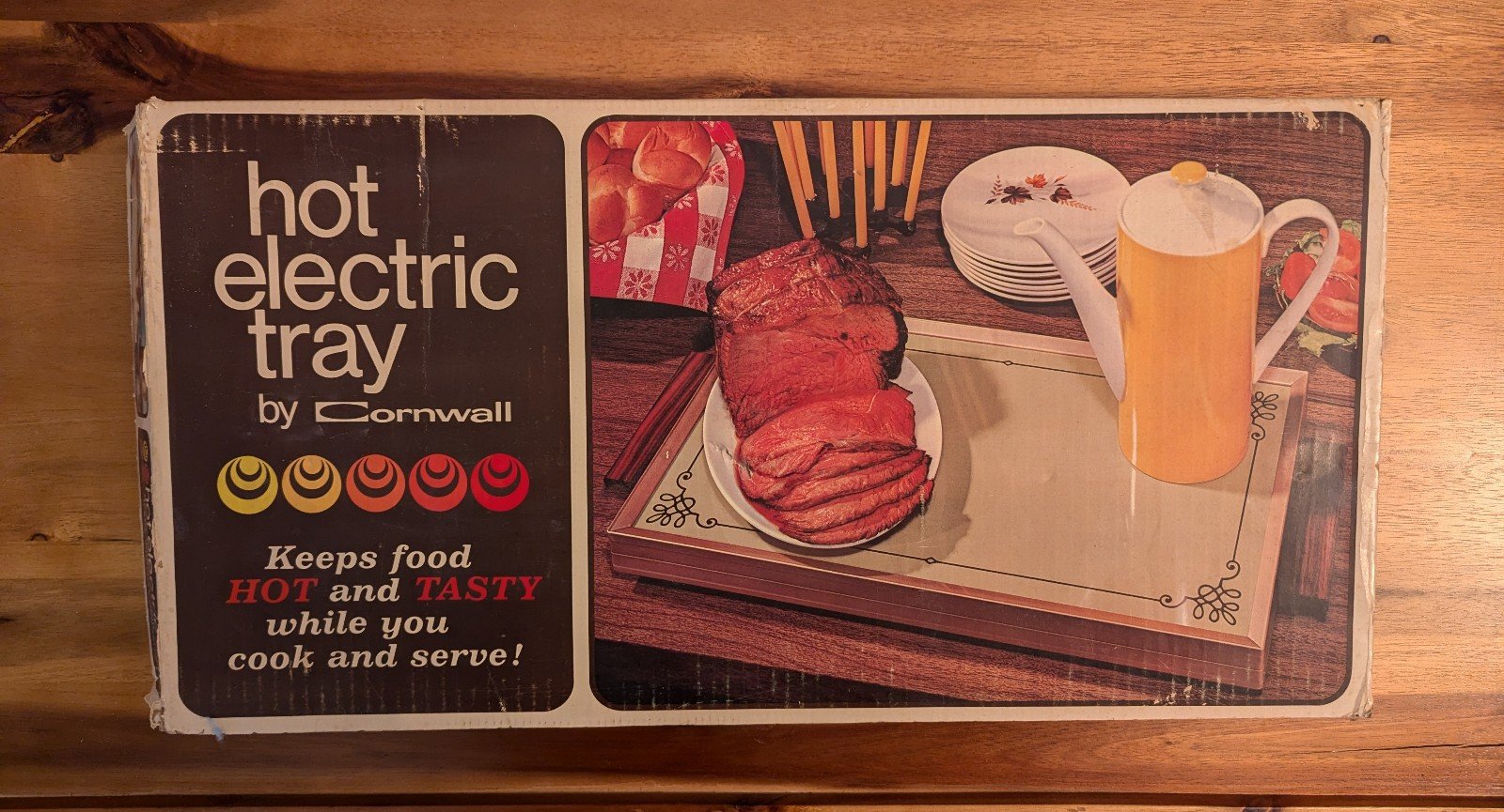 VINTAGE Hot Electric Tray by Cornwall