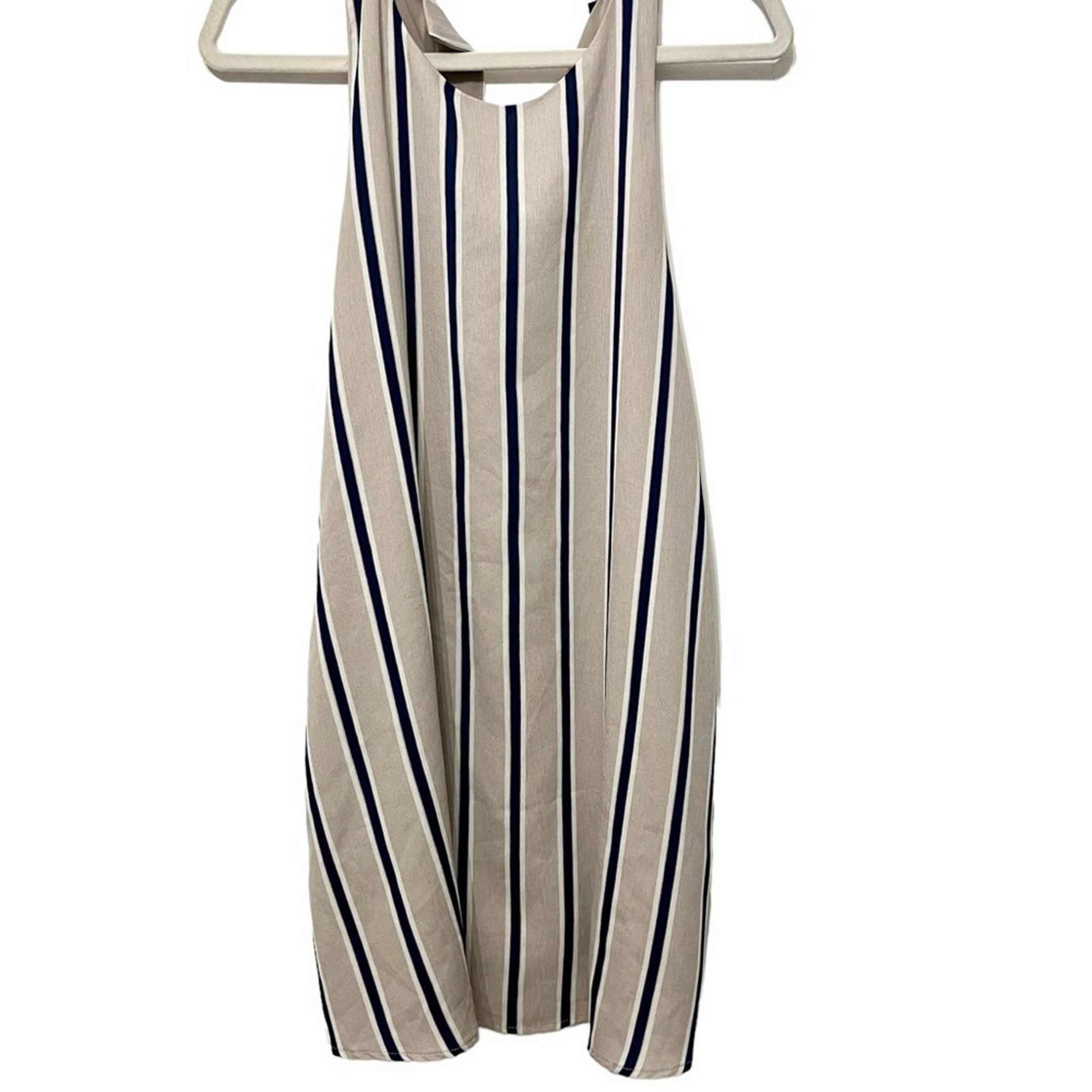 Lulus Striped mini dress medium