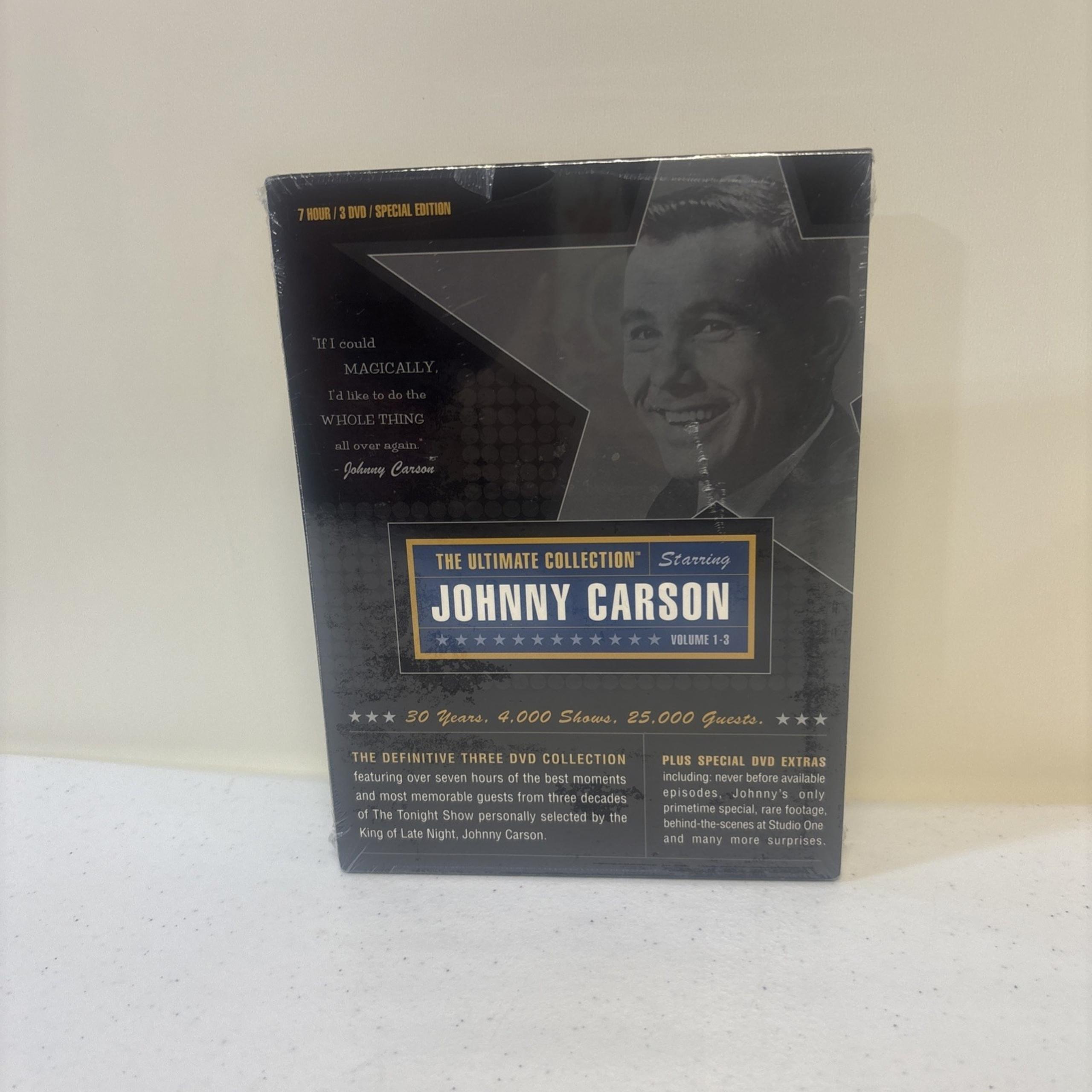 Ultimate Johnny Carson Collection 3 DVDs His Favorite Moments Tonight Show New