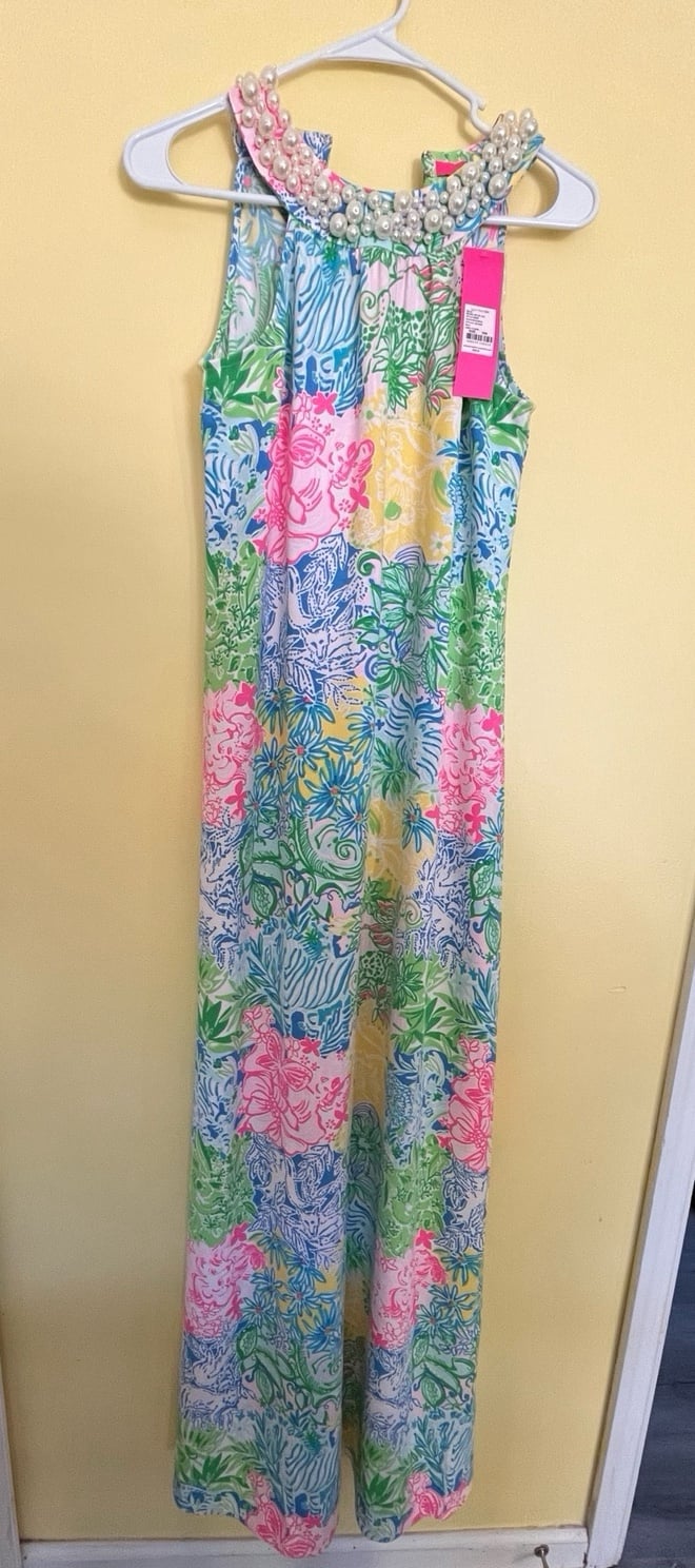 Lilly Pulitzer - Cheek to Cheek HTF / RARE Maxi Dress