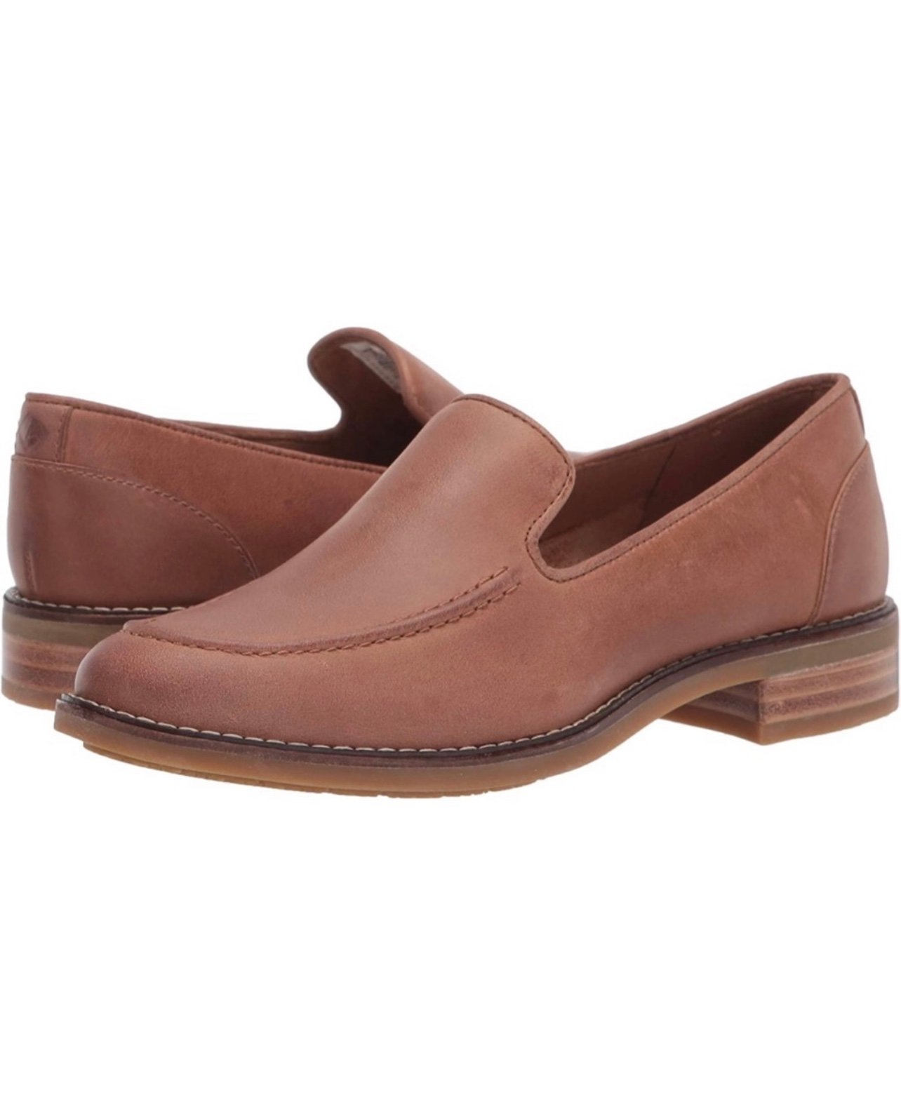 Sperry Fairpoint Loafers Tan Leather Size 7
