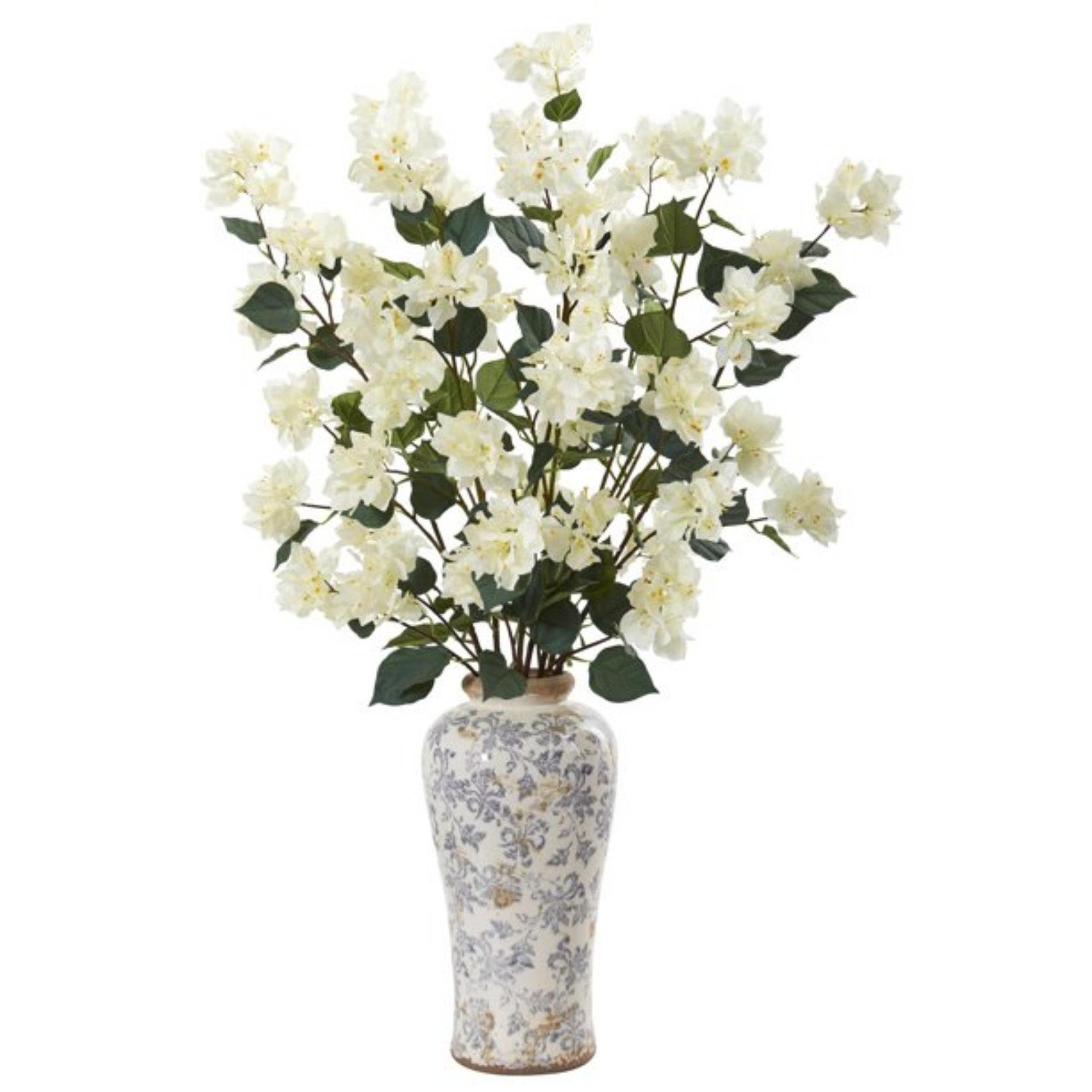 NEARLY NATURAL
39in. Bougainvillea Artificial Arrangement in Decorative Vase