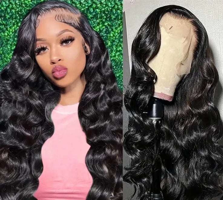 32 Inch human hair wig