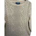 Express Cable Knit Brown Puff Sleeve Sweater Size S EUC