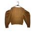 Express Cable Knit Brown Puff Sleeve Sweater Size S EUC