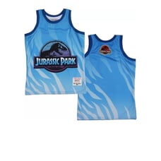 Jurassic Park The Lost World Men's Headgear Classics Embroider Basketball Jersey