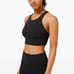 Lululemon Wunder Train Long-Line Bra *Medium Support, C/D Cups Black Size 2 Pr