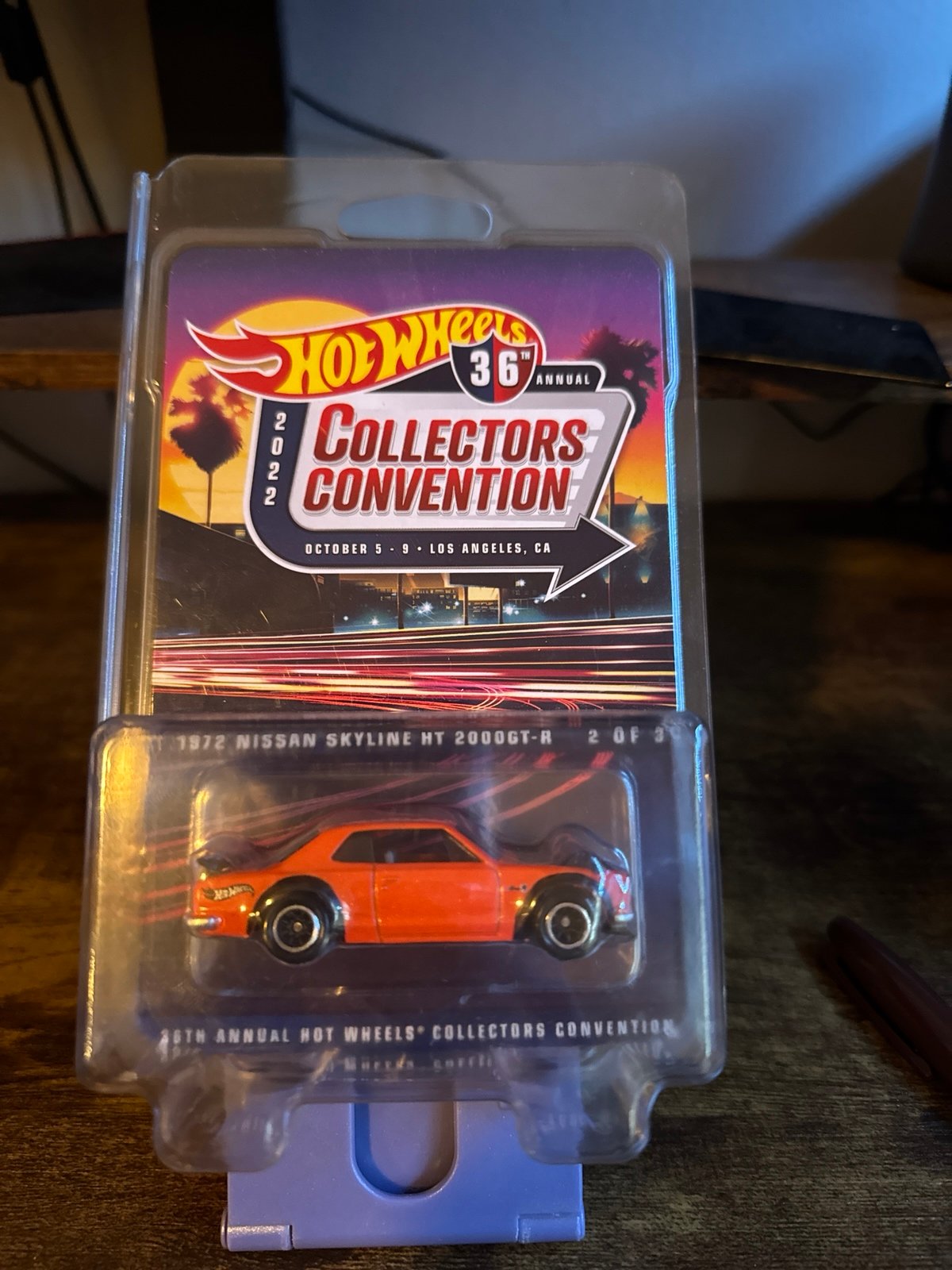 2022 Collectors Convention Hotwheel 1972 Nissan Skyline HT 2000GT-R #1301/6200