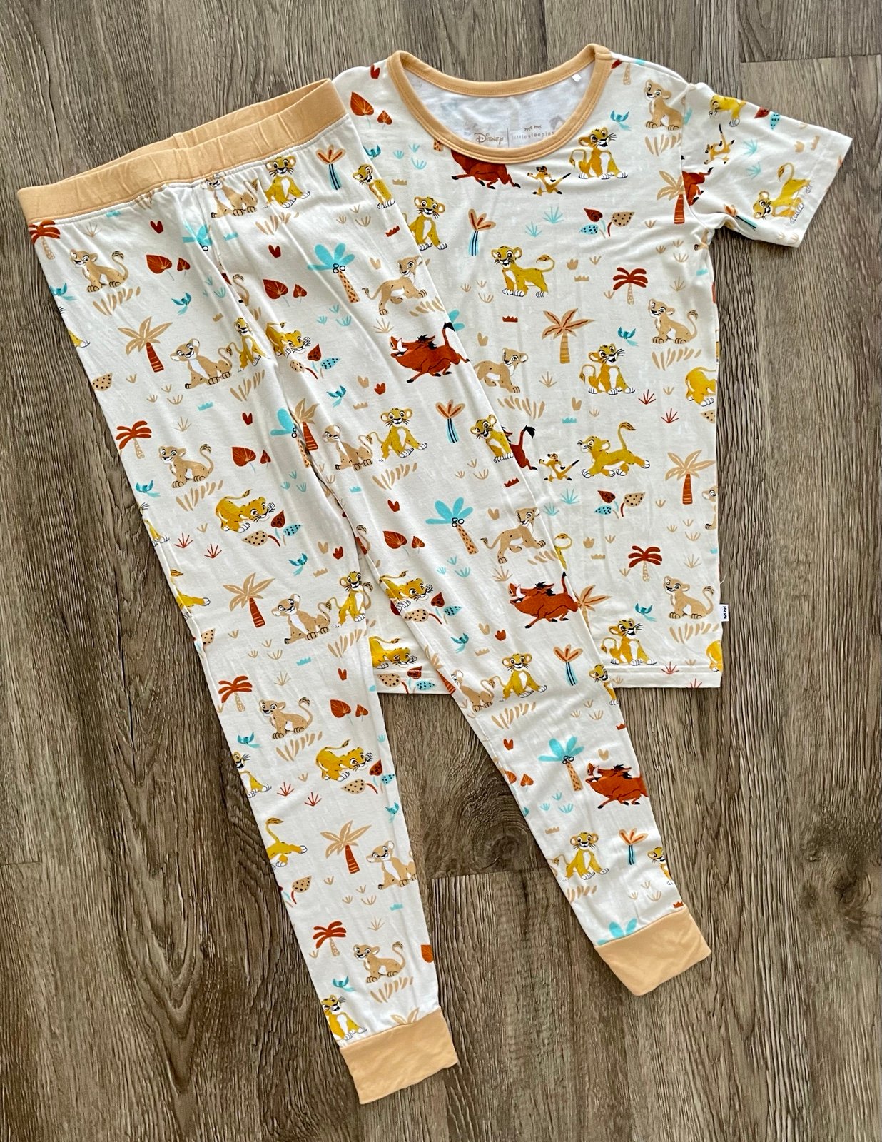 Little Sleepies Lion King Short Sleeve Pajama Set 7/8