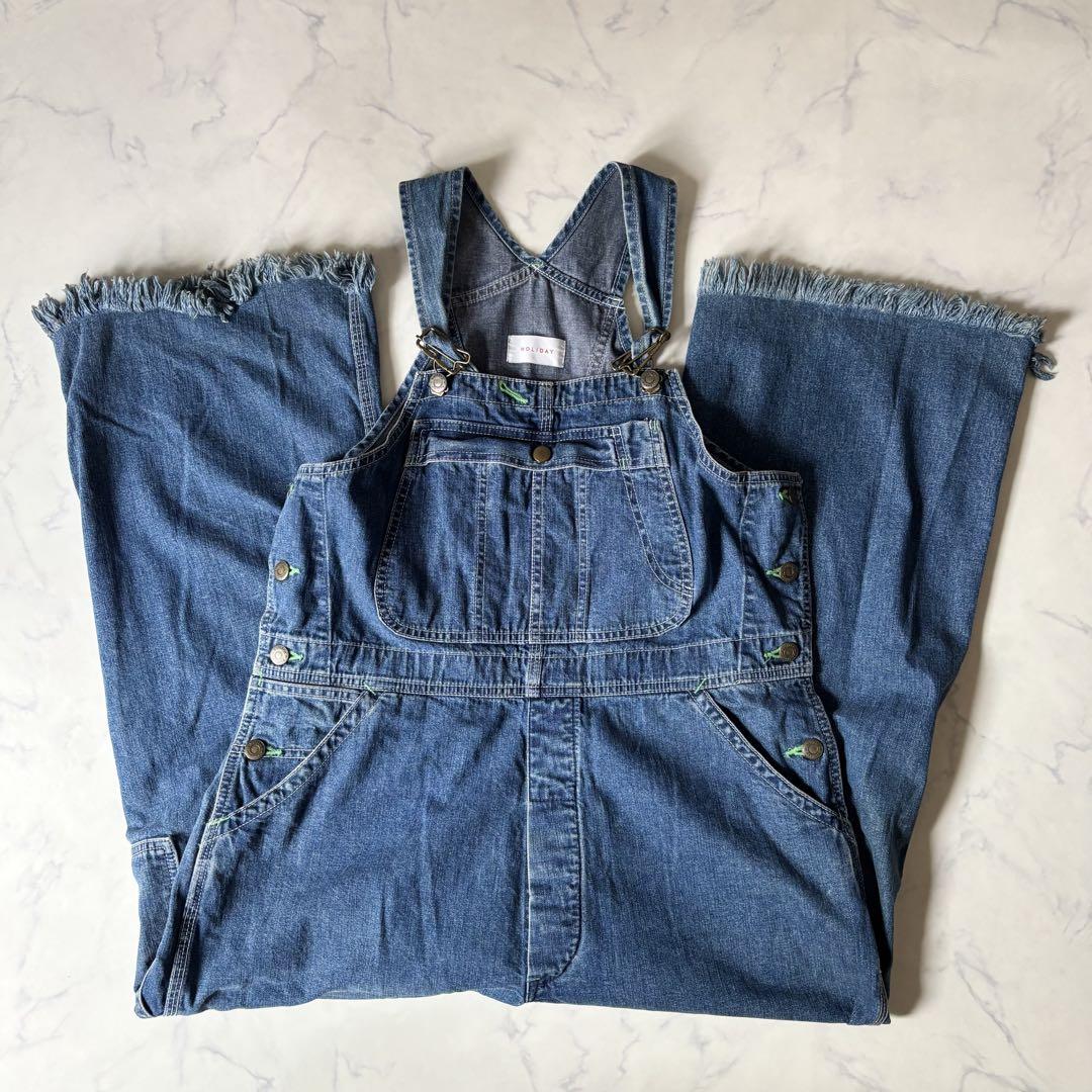 HOLIDAY Fringe Denim Overalls