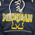 University Of Michigan Wolverines NCAA Navy Blue Hoodie By Pro Edge Jr XL / W M