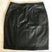 Black zipper coated pencil skirt size 10