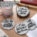 8 Pcs Diamond Painting Funny Coasters for Drinks with Holder DIY Painting Tools