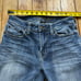 American Eagle Jeans Mens 28x30 Blue Original Boot Stretch Faded Whiskers