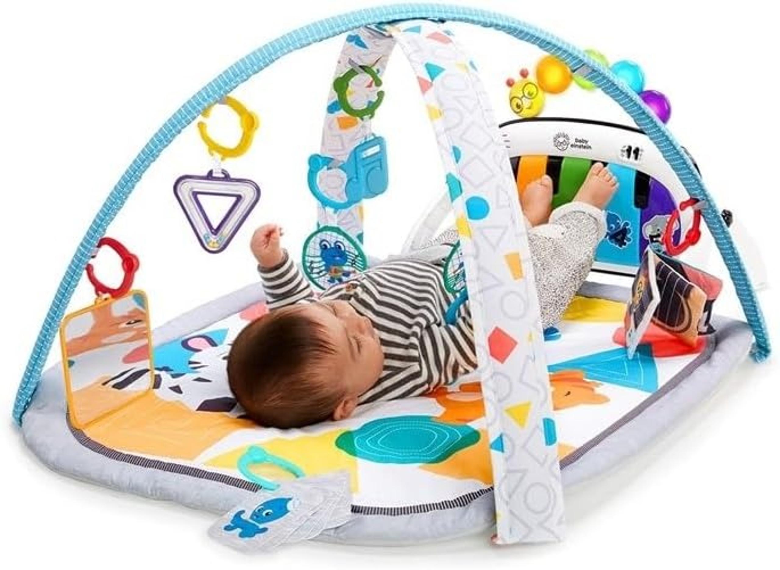 Baby Einstein 4-in-1 Kickin’ Tunes Music & Language Discovery Activity Gym