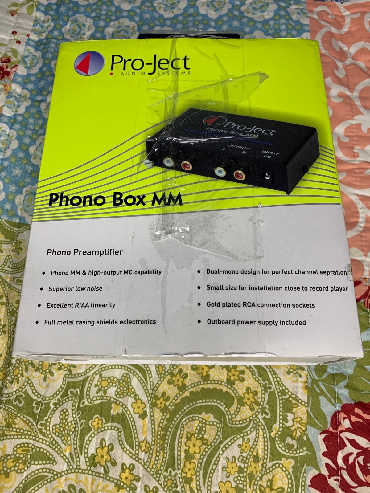 Pro-Ject Phono Box MM Phono Preamplifier (Black)