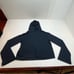 Athleta Harmony Hoodie Sweatshirt Ribbed Stretch Blue Heather Womens Size XS